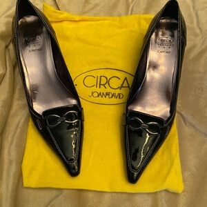 NWOT Joan & David Black Patent Leather Women's Shoes Size 9